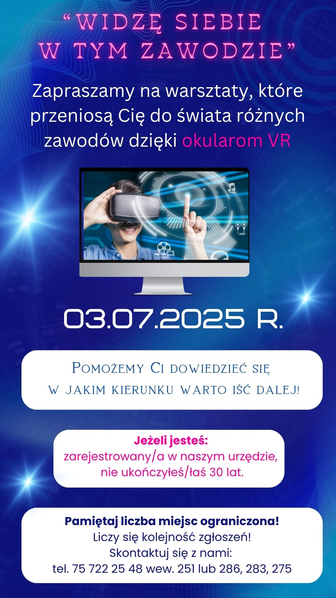 Zdjęcie artykułu Zaproszenie na warsztaty "Widzę siebie w tym zawodzie"